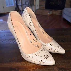 Lauren Conrad - Flower Patterned Heel - Size 8.5